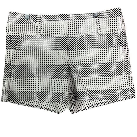 Ann Taylor Factory Pants - Ann Taylor Factory Shorts, size 4, Poly/Rayon/Spandex, Black/White print